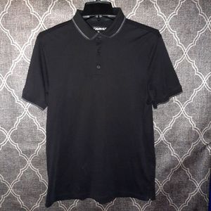 Men's Calvin Klein Black Short Sleeve Polo size medium EUC